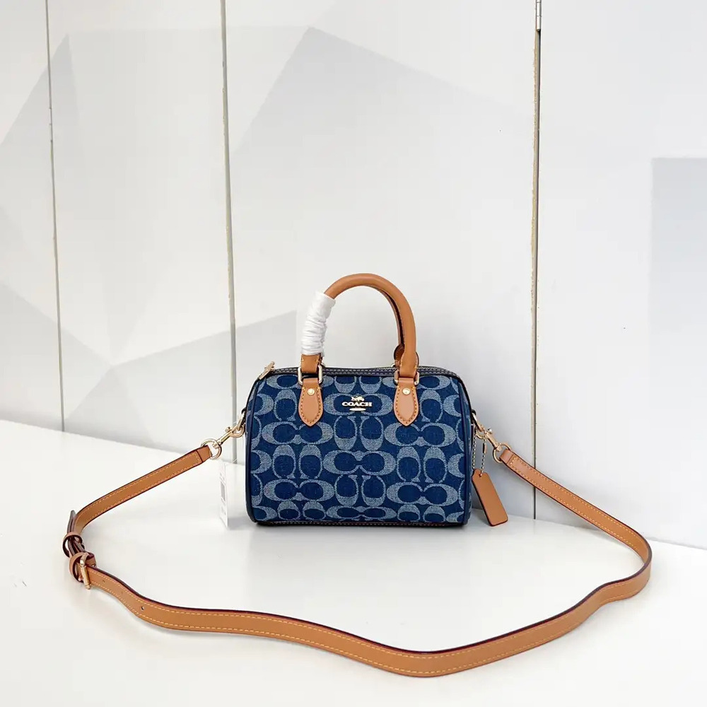 Coach small denim bag